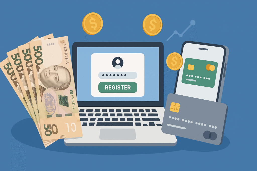 Гроші за реєстрацію: банки, біржі, сайти які платять з виводом на карту