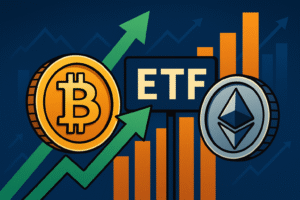 Майский приток в Bitcoin ETF превысил $5 млрд — Ethereum только разогревается