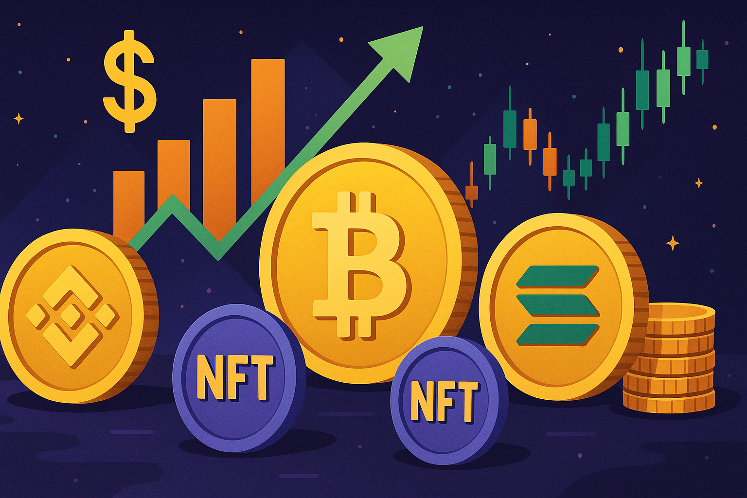 Дайджест недели - Криптодайджест #3 Что творится на крипторынке: BNB взлетел до $800, Solana пробила двухсотку, а NFT ожили