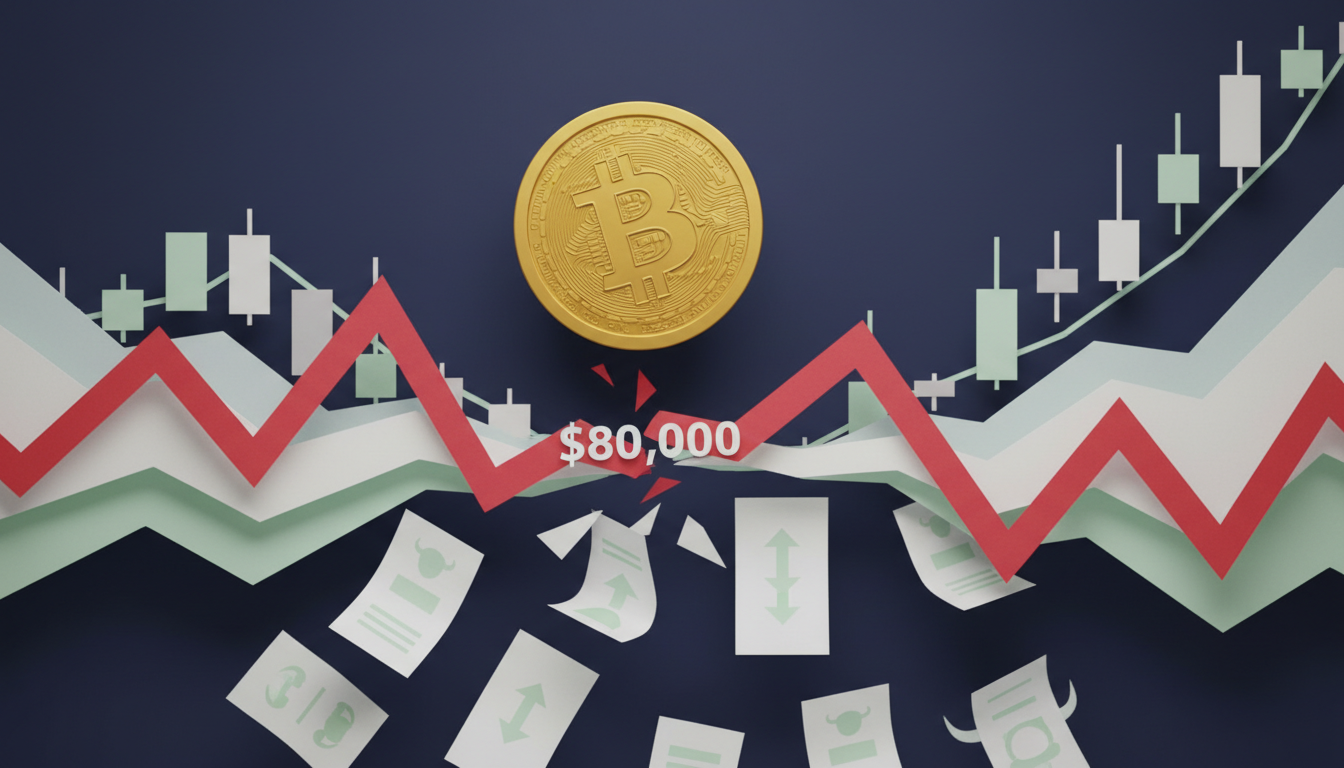 Новости BTC - Bitcoin временно падает ниже $80,000: что говорят трейдеры опционов?