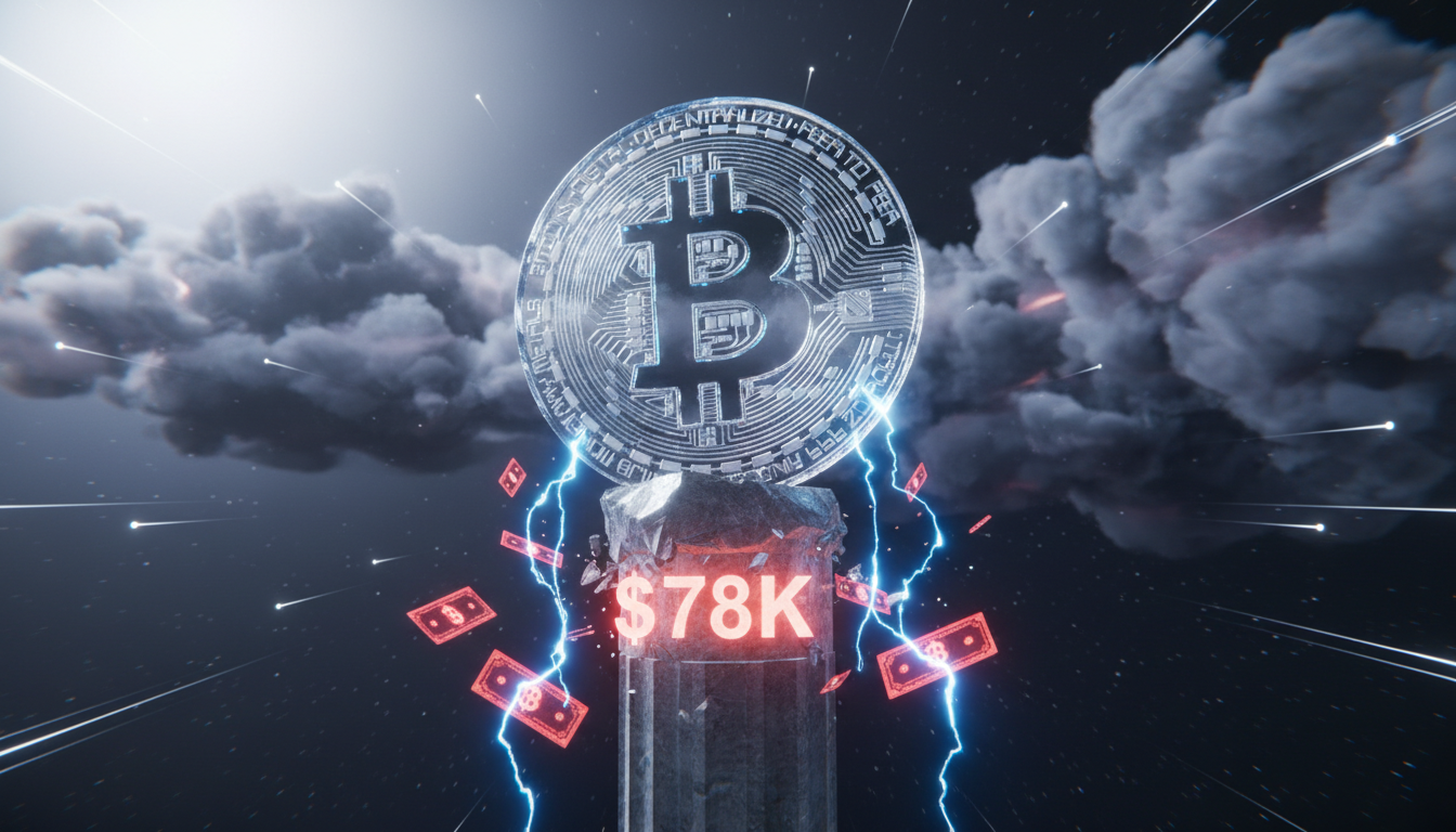 Новини BTC - Біткоїн на межі: під тиском макро та корекції прибутків