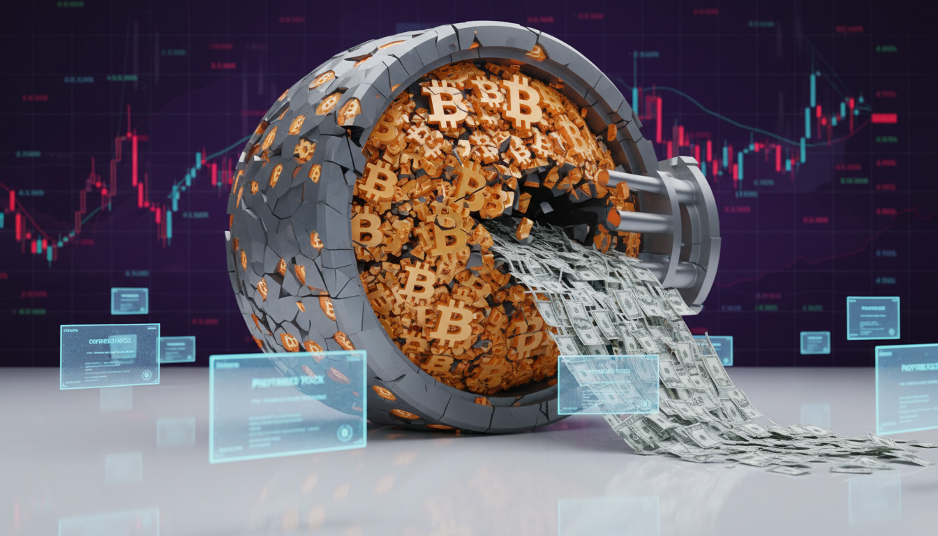Продажа 32 BTC компанией Strategy угрожает стратегии с Bitcoin Новости криптовалют - Продажа 32 BTC компанией Strategy угрожает стратегии с Bitcoin