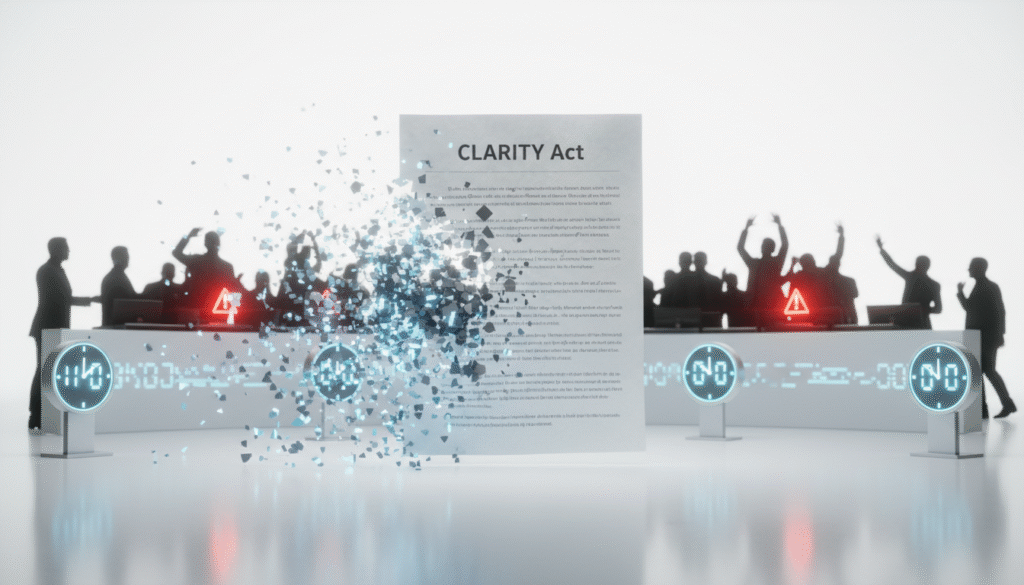 Зважаючи на перевантажений графік Сенату, перспективи CLARITY Act зменшуються