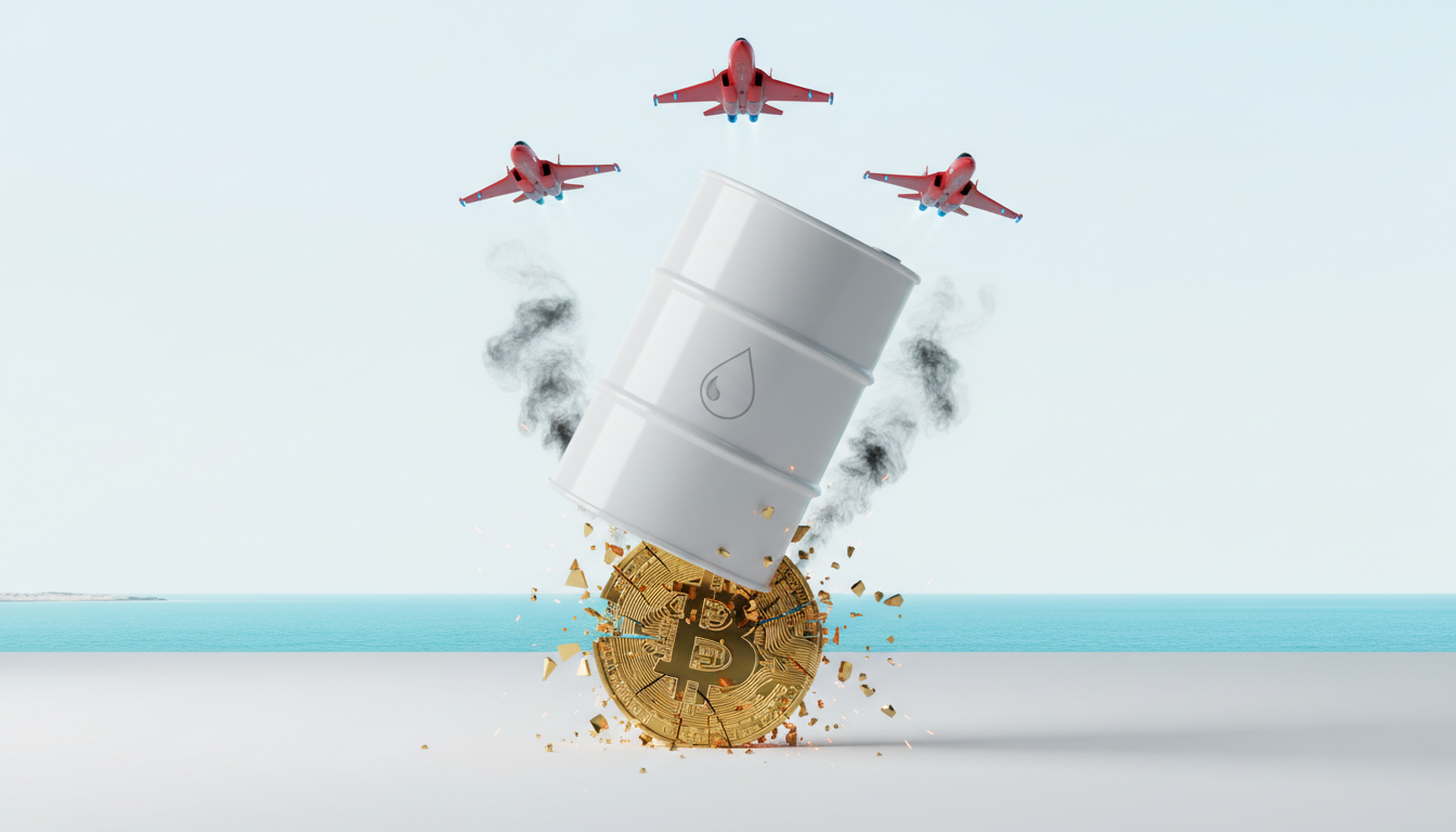 Новости BTC - Биткоин снова под угрозой из-за роста цен на нефть